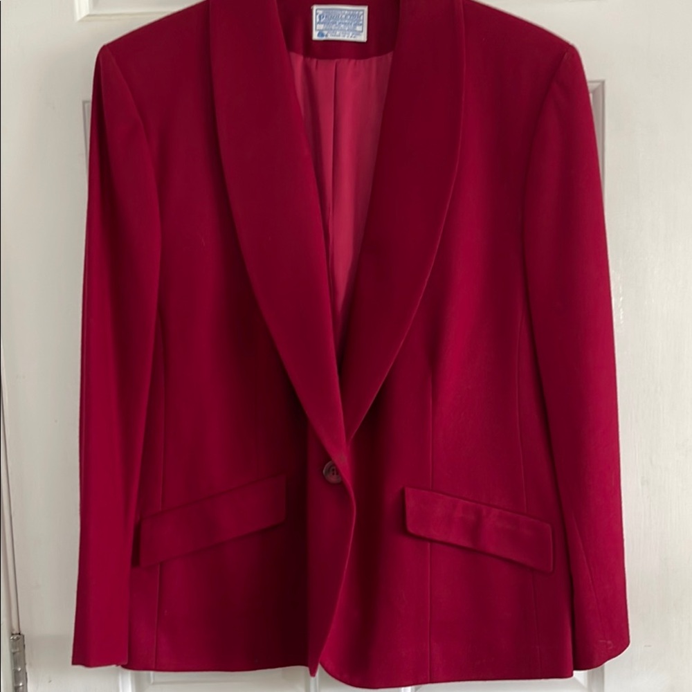 Elegant Classic Pendleton suit.